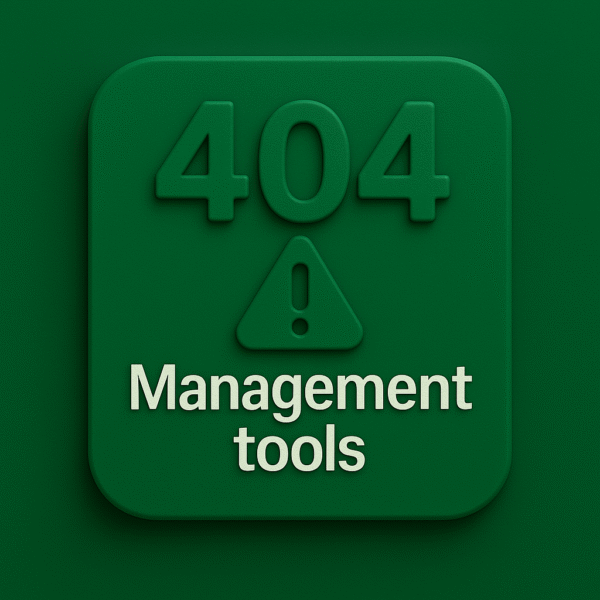 Error 404 Management Tools